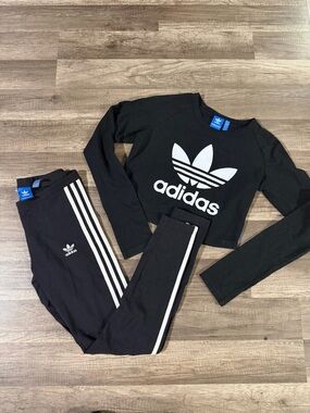 Adidas Long Sleeve & Leggings Set | Size: Small
